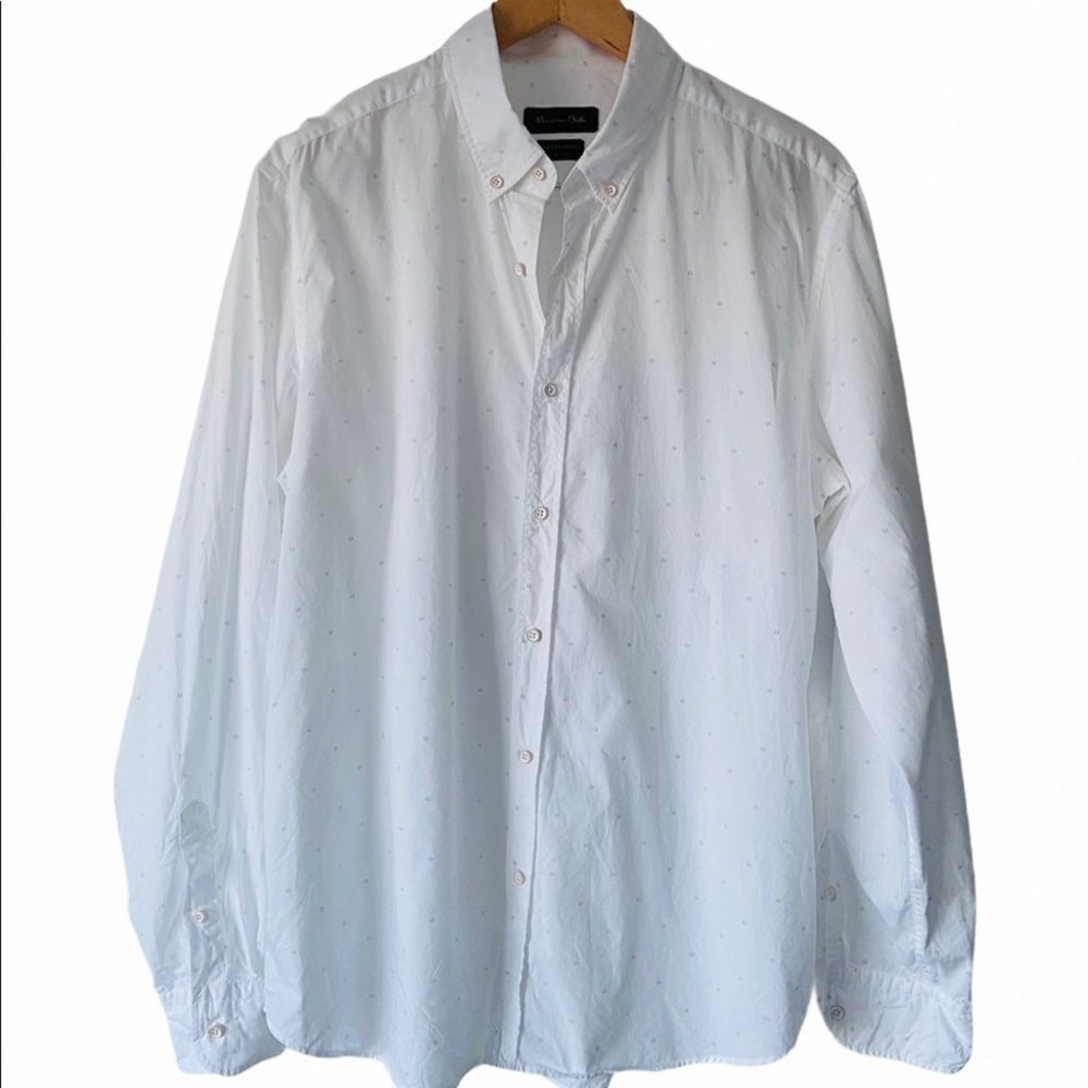 Massimo Dutti Men’s Botton Down Shirt Size XL